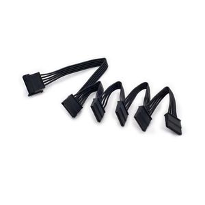Wholesale hard drive power cables resale online - Wires Cables PC Server Hard Drive Pin SATA TO Splitter Power Cable AWG Wire