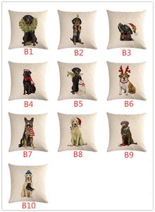 Cover 147 Case Styles Pillow Christmas Cushion Covers Nuovo lino Divano Federa Cuscino Regalo di Natale Decorazioni per la casa