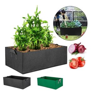 Planters & Pots 3 Sizes Square Plant Vegetable Grow Bag Fabric Garden Flower Gardening Growing Tools Veg Planting Bags Vegs Pot Breathable