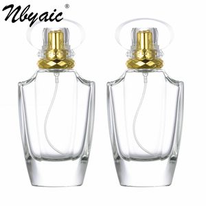 NBAIC 50 SZTUK Perfumy SOLETLING Portable High-End Glass Bottle 50ml Wymiana perfum Pusty Spray