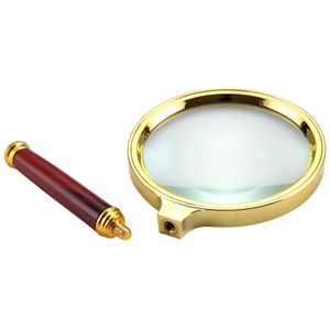 2021 new magnifier loupe hand tool 80mm Handheld Jewelry Classic 6X Magnifying Glass Loop Loupe Reading with retail box