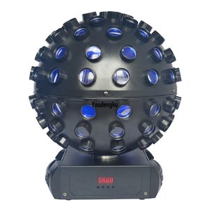 4PC Roterande Big Magic Ball LED-scenlampa 5 * 18W 6in1 Sphere Multi Color Shooting Beam DJ Lighting