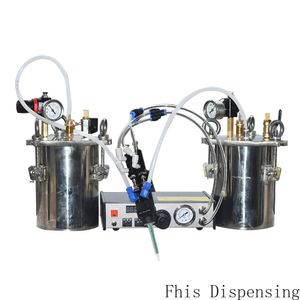 Dispensador automático e pressão de tankthimble de pressão de aço inoxidável dupla válvula de dispensação de líquido