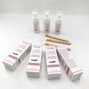 50 ml Professioneller Wimpern-Augen-Lashes-Schaumreiniger, Pumpendesign, Einzelwimpernverlängerung, Shampoo-Entferner mit Bürste