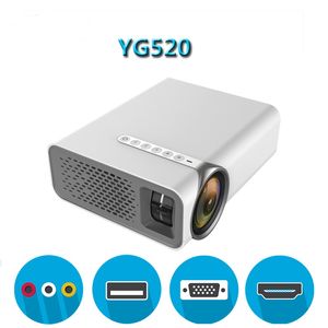 YG520 フル HD LED プロジェクター 1080P ビデオホームシアターポータブル 3000 ルーメン Proyector HD USB WiFi マルチスクリーンビーマー