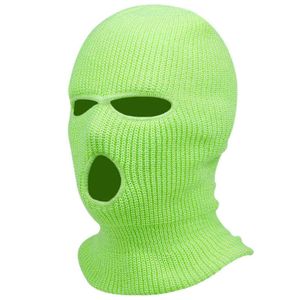 Anti-terrorism Mask Winter Cover Neon Mask Green Halloween Party Motorcycle Hat Bicycle Skiing Balaclava Pink Mask Y21111