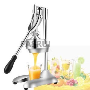 Home Manual Comercial Lemon Orange Juicer Aço Inoxidável Mão Pressionando Suco de Fruta Extractor Romã Juicing Machine