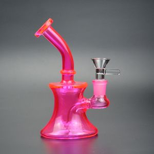 Hookah Glas Bong Scientific DAB Rig Bell Shaped Showerhead Filter Percolator Oil Rigs Vattenrör Recycler Ash Catcher Splash Guard Rökrör