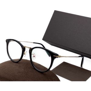 Moda Mulheres Small-Round Eyeglasses Frame 48-21-145 Unisex Imported Prancha leve + Metal Ajustável Nose Pads para Prescrição Fullset Case