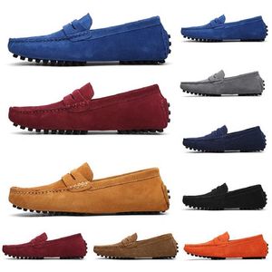 style190 fashion men Running Shoes Black Blue Wine Red Breathable Comfortable Mens Trainers Canvas Shoe Sports Sneakers Runners Size 40-45