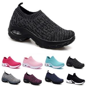 style571 fashion Herren-Laufschuhe, Weiß, Schwarz, Rosa, ohne Schnürung, atmungsaktiv, bequem, Herren-Trainer, Segeltuchschuh, Sport-Turnschuhe, Läufer, Größe 35–42