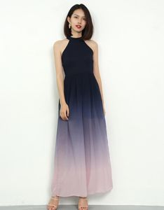 Damen-Overall-Spielanzug, sexy für Frauen, 2021, lange Hosen, Farbverlauf, Halter, Bodysuit, ärmellos, rückenfrei, Chiffon, Femme, Party, lässiger Strampler