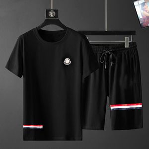 Casual Mens Tracksuit Clothing Men Set Fitness Sport Suit Man 2021 Krótka koszulka sportowa odzież sportowa M-3xl TL#04339V