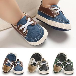 Pierwsi spacerowiczowie urodzeni buty dziecięce dla niemowląt dla niemowląt chłopcy miękki podeszwy łóżeczko płócien