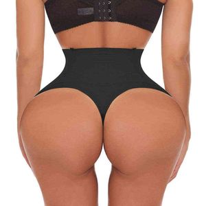 Velssut Shapewear for Women Tummy Control Thong Badi Shaper Faja Slimming Belly Control Panties Waist Trainer Cincher Underwear Y220311