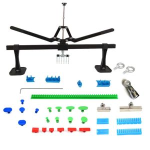 Set di utensili manuali professionali Barra di trazione per ammaccature Stazione di saldatura in alluminio Sistema di trazione Borchie Kit di estrattori per strumenti di riparazione carrozzeria auto