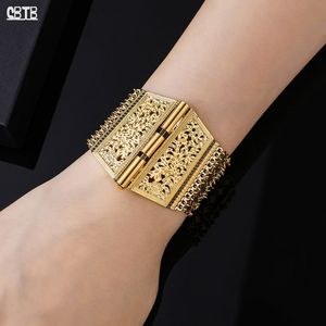 Wholesale gold and emerald bracelet for sale - Group buy Muslim Islamic Women s Geometric Hollow Wide Metal Cuff Bangle Bracelet Arabian Turkish Luxury Jewelry Accessories Fading