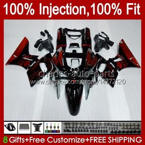 Injection Fairings For KAWASAKI NINJA ZZR-400 ZZR-600 ZZR400 93 94 95 96 97 98 99 00 84HC.5 ZZR600 ZZR 600 400 stock 2001 2002 2003 2004 2005 2006 2007 black red OEM Body Kit