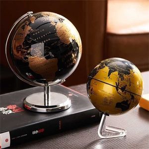 Retro World Globe Modern Learning Karta Barnstudie Skrivbord Dekor Geografi Utbildning Hem Tillbehör 211108