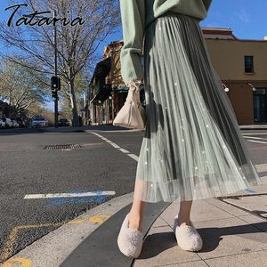 High Waist Skirt Women's School Skirts Female Korean Casual Pleated skirts Ladies Leisure College Wind Women Length 210514