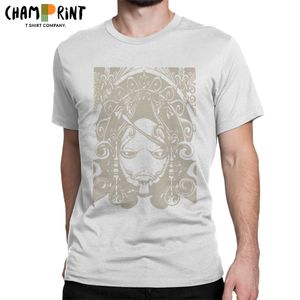 メンズはGrimoire Weiss TシャツNier Relpicant Automataゲーム純粋なコットン服ラウンドネックティーシャツギフトアイデアTシャツ