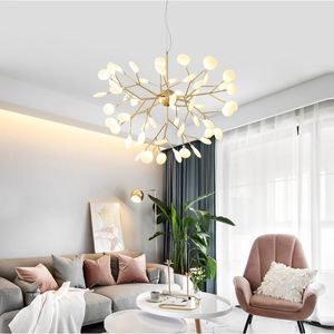 Chandeliers Modern Decorative Firefly Led Chandelier Elegant Ceiling Living Room Lamp Bedroom