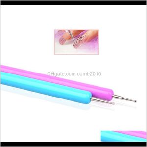 Großhandel - Tsw Nail Art Dotting Paint Pen Strassband für Nagelstudio-Dekorationswerkzeug 0411A 33Khw Dop5I