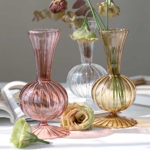 Creative Glass Nordic ation Home Living Room Desktop Transparent Hydroponic Vase Wedding Table Decor