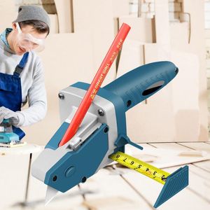 Professional Hand Tool Sets Handheld Gypsum Board Cutting Drywall Artifact With Tape Measure Woodworking Scribe Tools