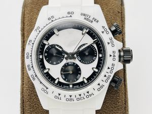 2023 VRS 40x13.5 mm zegarki 7750 Automatyczne zegarki mechaniczne ceramiczne ramki na rękę na rękę Wodoodporne chronograf luksusowy zegarek