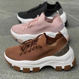 Utomhus Lättvikt Kvinnors Sportskor 2021 Kvinnor Running Andningsbara Casual Walking Sneakers Feminino Mujer Y0907