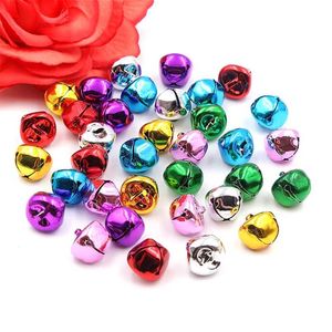 30pcs/pack Beautiful mini Iron Loose Beads Jingle Bells Christmas Decoration DIY Christmas Bells Crafts Handmade Accessories 211104