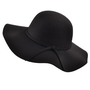 Damskie akcesoria do kapeluszy z szerokim rondem wakacje Floppy Travel Bowknot eleganckie składane swobodna wstążka opaska plaża jesień ochrona przed słońcem skąpe kapelusze