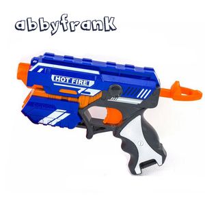 ABBYFRANK 4 st EVA Soft Repeater Toy Gun Plastic Manuvy Blaster Modell med 10 Bullets Boys Födelsedagspresent