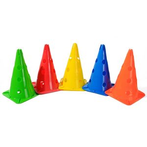 5 st fotbollsbarriär miljövänliga träningskonar Durable Rugby Portable Roadblock Skating Sport Marker Multicolor