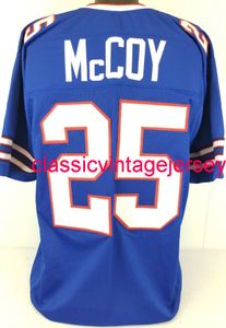 Erkekler Kadın Gençlik Lesean McCoy Özel Diken Mavi Futbol Forması XS-5XL 6XL