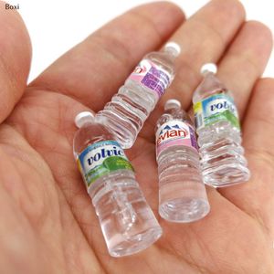 1:12 Mini Simulation Mineral Water Bottle Resin Model Doll House Miniature Kids Gift Toys Home Decoration Accessories