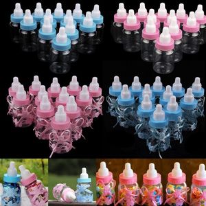 Bomboniere Bottiglie Fiblable Party Decorations Casy Box carino stile occidentale blu rosa trasparente baby girl boy boy doccia