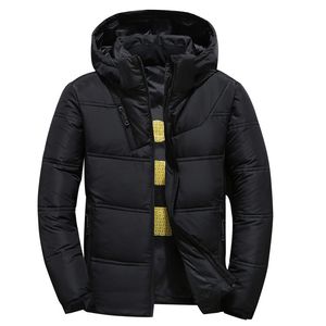 Gevoerde jassen Winter Hooded Down Jassen Dikke Warm Black Parkas Mens Plus Size Casual Coats Top Kleding