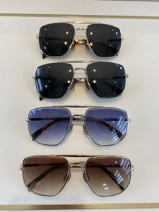 Luxuriöse Design-Sonnenbrille für Herren, rechteckig, anti-ultraviolett, hochauflösende, polarisierte Vollformat-Sonnenbrille mit Etui. Cool