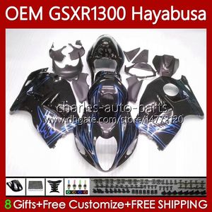 OEM Łwycenia Suzuki Hayabusa GSXR-1300 Czarny Blue 2014 2015 2016 2017 2018 2019 77NO.118 GSXR 1300 CC GSX R1300 08-19 1300CC GSXR1300 08 09 10 11 12 13 Wtrysk