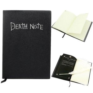 Samla anime Death Note Cartoon Book Book Set Skrivning Journal Mode Book Pad för gåva 210611