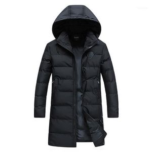 Men's Down & Parkas Winter Long Cotton Cross Border Waterproof Coat Star Same Amazon Warm Thickened Cotton1