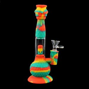 Water Glass Haisah Zlewki Bong Oil Rig Bongs Pipe Bubbler Dab Rigs Kolorowe Pszczoła Kształt Tobacco