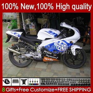 +Tankabdeckung für Aprilia RSV RS 250 RS250 RSV250 RS-250 RR Weiß blau RSV250RR 98–03 Karosserie 23Nr