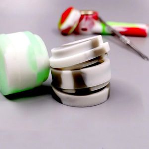 Fumar Silicone Colorido 10ml Selo Stash Stash Erva Seco Tabaco Cera De Cera Dabber Caixa De Armazenamento Design Inovador Design Removível Handpipe Bong Titular Acessórios DHL Livre