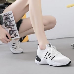 Kobiety Buty do biegania Chaussures Biały Czarny Oddychający Wygodne Damskie Trenerzy Płótno Buty Sportowe Sneakers Runners Rozmiar 35-40 05