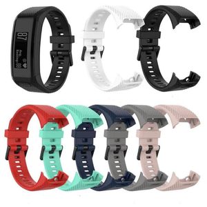 Watch Bands Sport Silicone Watchband för Garmin vivosmart HR Band Original Wristband Fashion Replacement Strap Armband