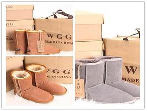 Hot Sell Aus Mid-Calf Short 5825U Kvinnor Snöstövlar Keep Warm Boot Womens Boots Winter Shoes 15 Färg kan välja gratis omlastning
