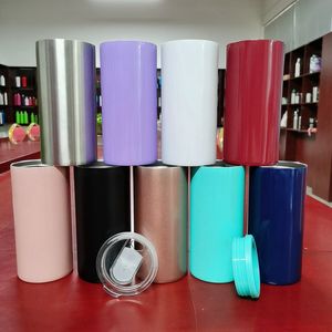 Cola Cans Mugs Double Wall Stainless Steel Insulated Cup Flask Vacuum Cool Down Beer bottle Simple Portable Sports WLL409